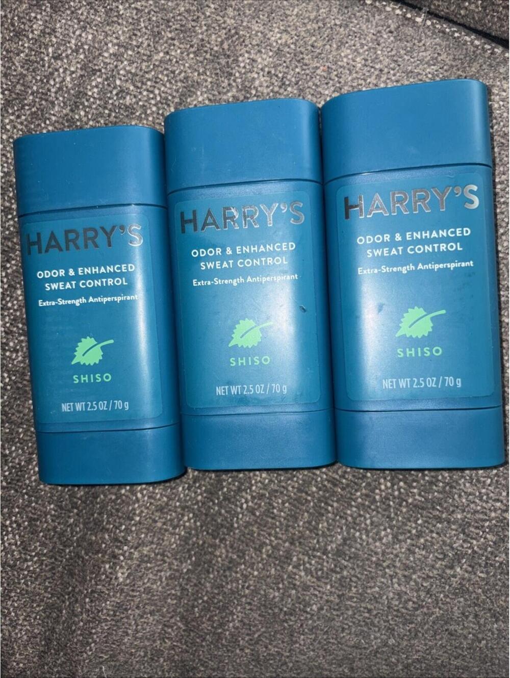 Harry's Antiperspirant 3 Pack, 2.5oz/70g each - Shiso - NEW